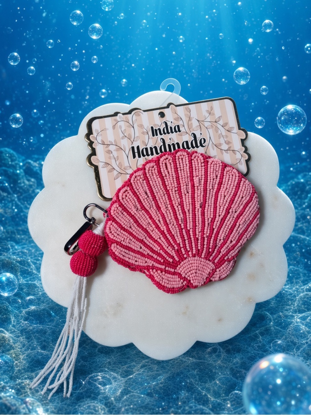 VIRAL BEADED BAG - PINK SEASHELL MINI BAG 2026